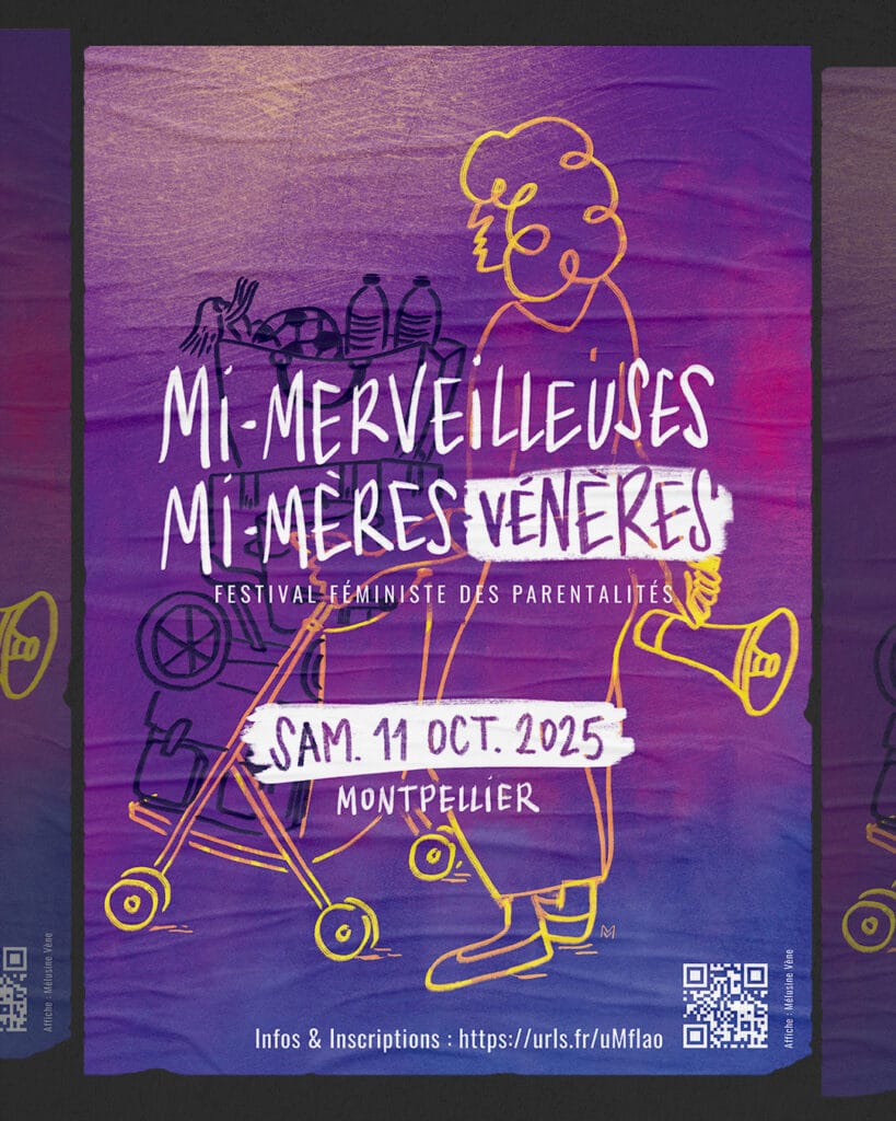 Affiche du festival Mi-Merveilleuses Mi-mères vénères