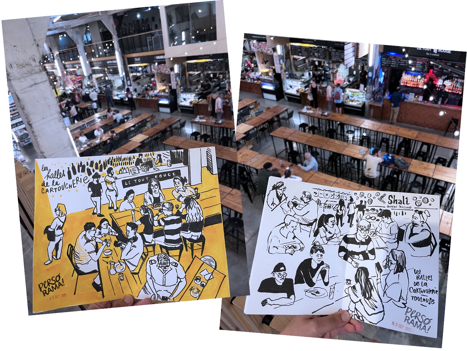 Reportage dessiné au rest