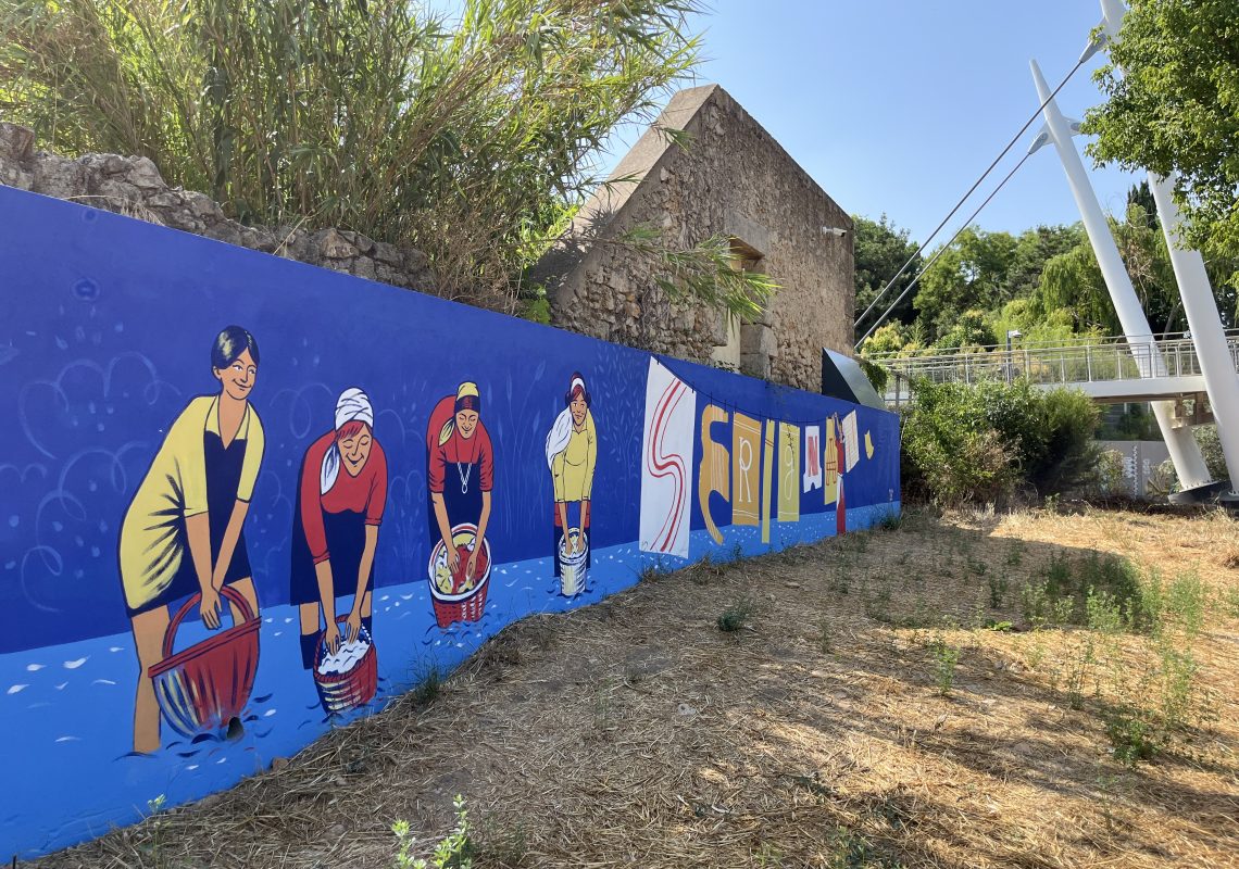 Fresque murale Serignan