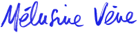 Signature Mélusine Vène